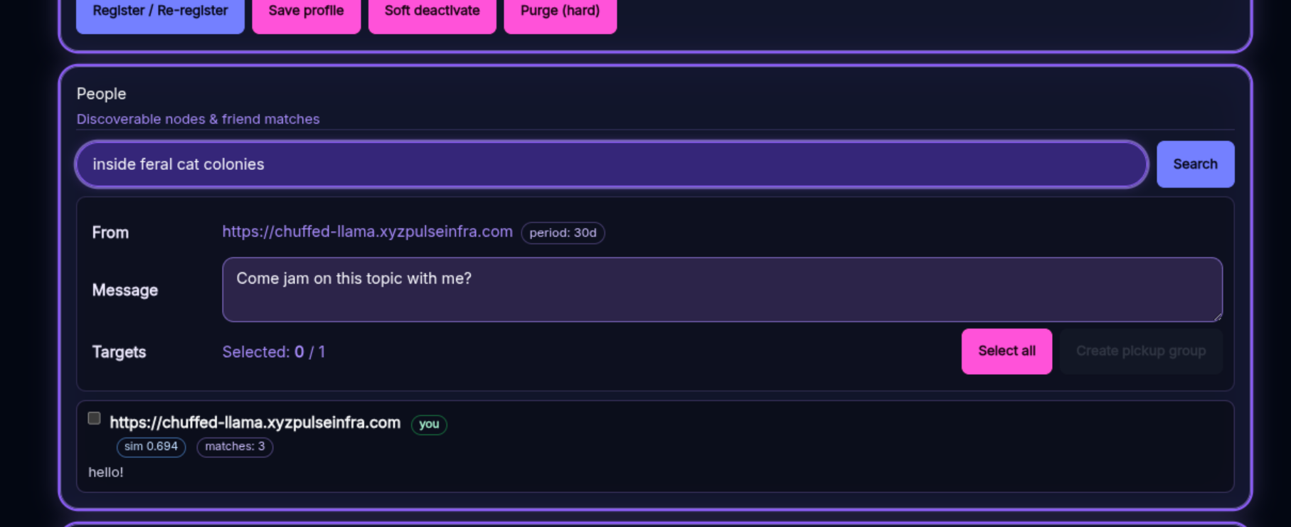 Presenting Overmind - Using Large Embedding Spaces to Fix Social Media.